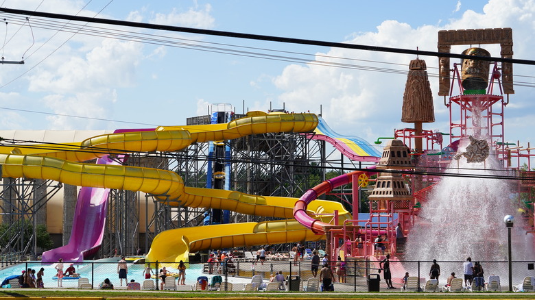 Water slides at Wisconsin Dells